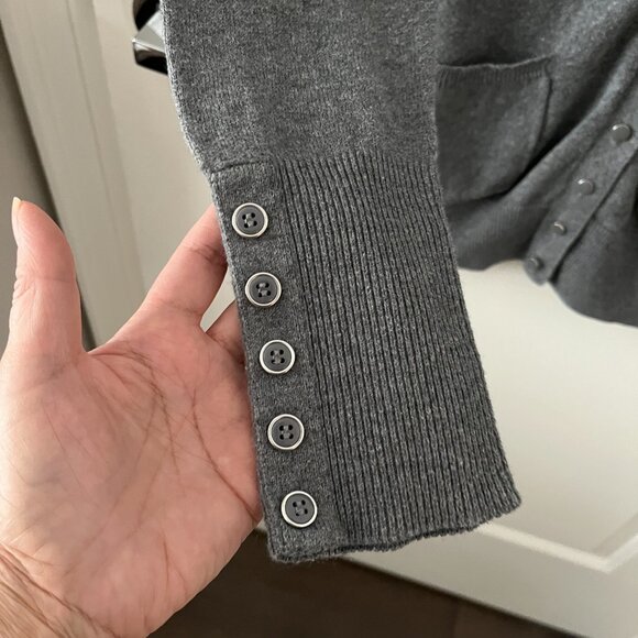 Cotton/Cashmere Cardigan - Picture 4 of 8